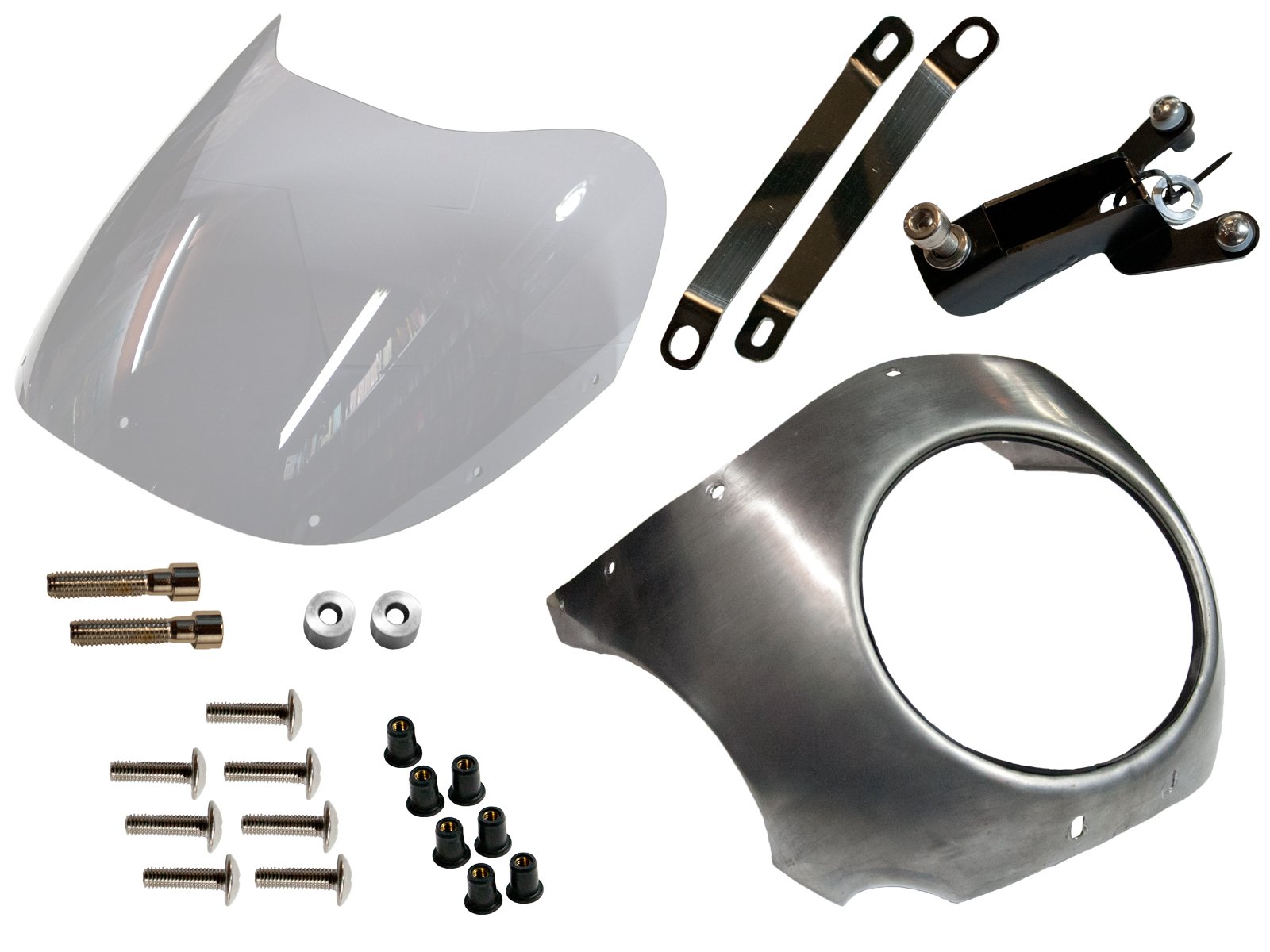 Amazon | XL1200CX Roadster用ビキニカウル クリアスクリーン XL-C2-C