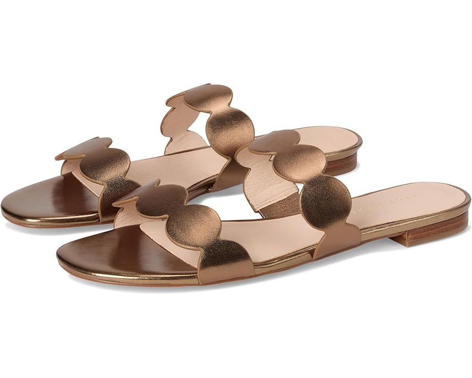 Jack Rogers Greglen Slide - Metallic Nappa - Pair View