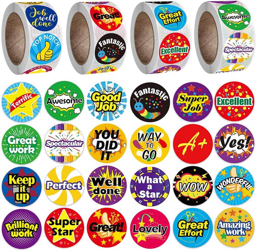 Reward Stickers for Teachers 2000 PCS School Stickers for Kids in 32