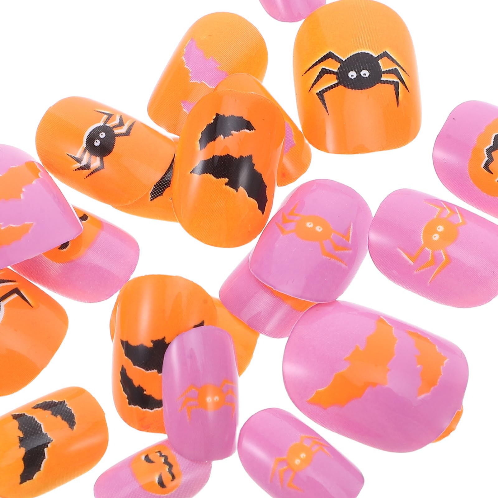 SOLUSTRE 720 Pezzi Unghie Finte per Halloween in Abs, Facili da Applicare Stile Press On, Design Adorabile e Copertura Completa per Festa e Manicure Stili multipli
