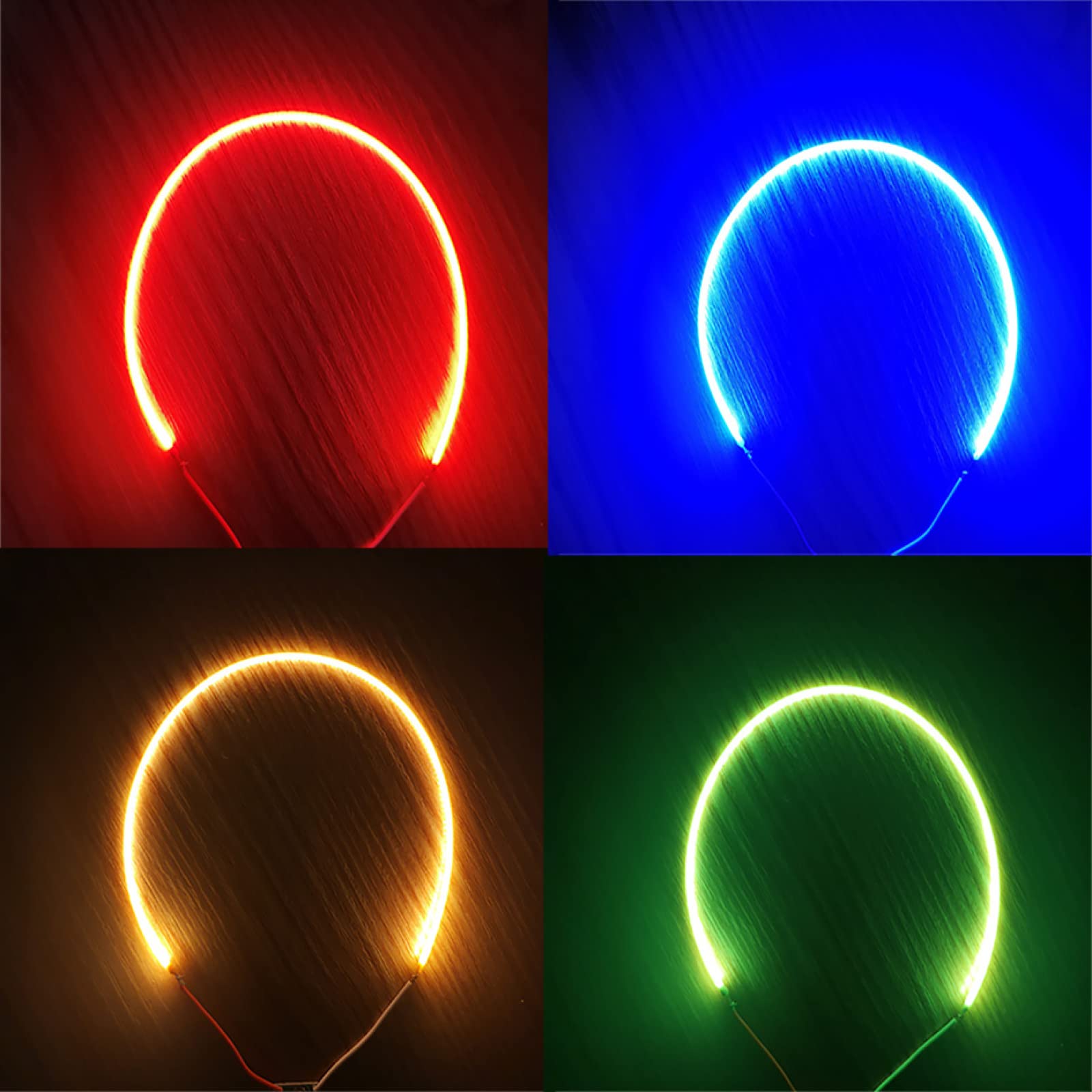 10 Sztuk DC3V 300mm Czerwony Zielony Niebieski Różowy Żarówka Edisona Żarówki Części Do Lampy LED Żarówki Akcesoria Do Lamp Dioda Elastyczne Włókno,Różowy,300mm 3V 10szt
