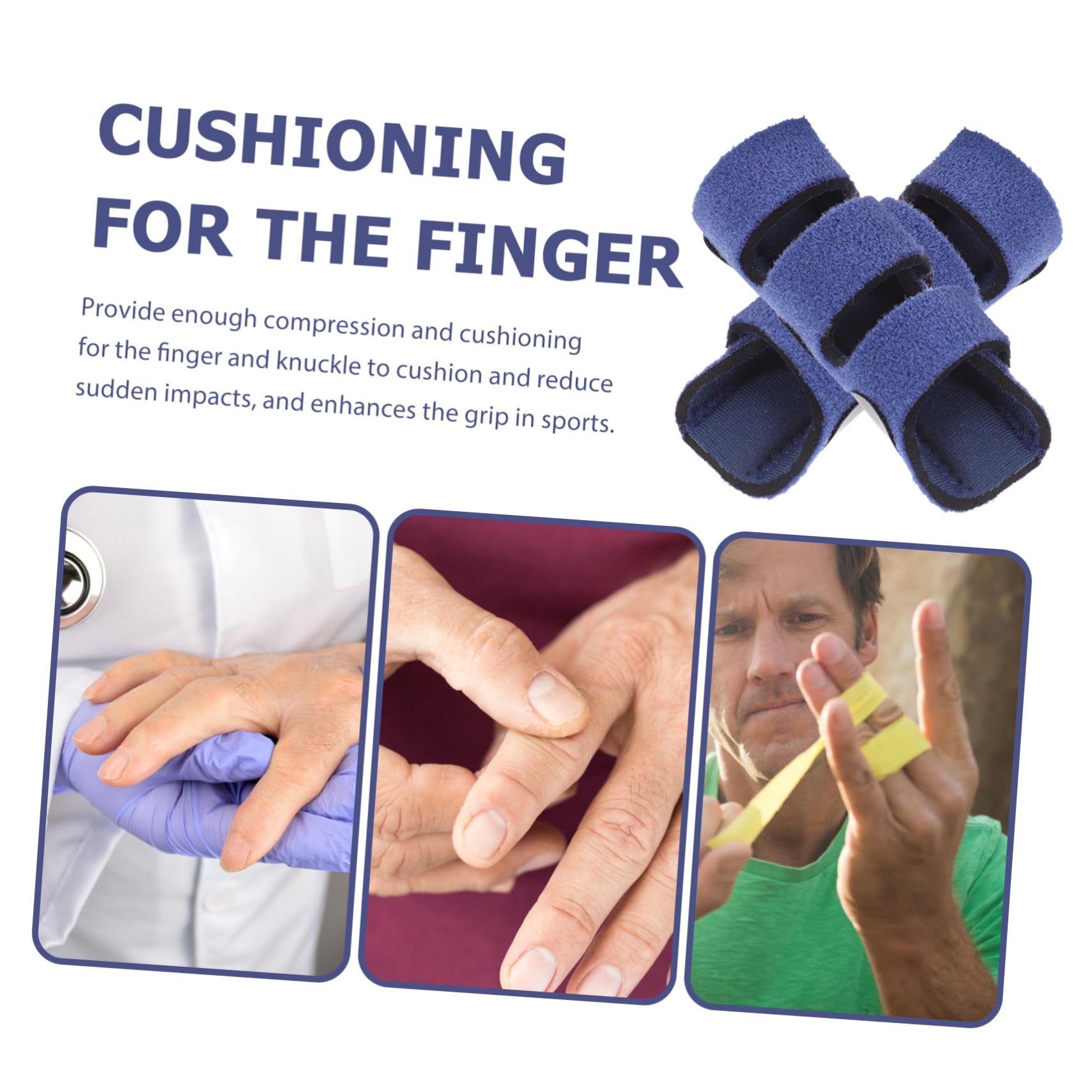 Didiseaon Finger Splint Band Full Protection Night for Sleep Non-slip Breathable Material
