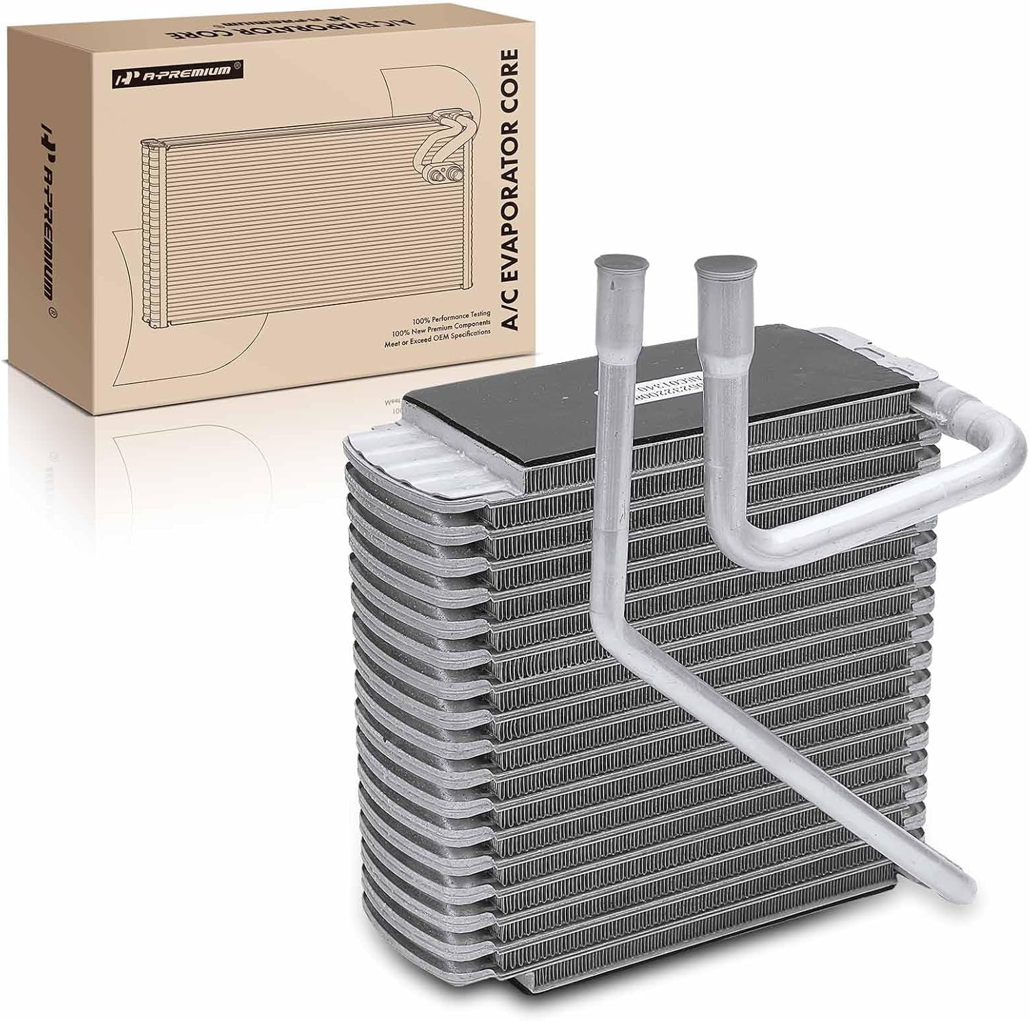 A-Premium AC Evaporator Core Compatible with Ford Escort 1991-1993/1995-1997/2000-2003, Escort 1994 1.8L/1.9L, Escort 1998-1999 2.0L & Mercury Tracer 1991-1999