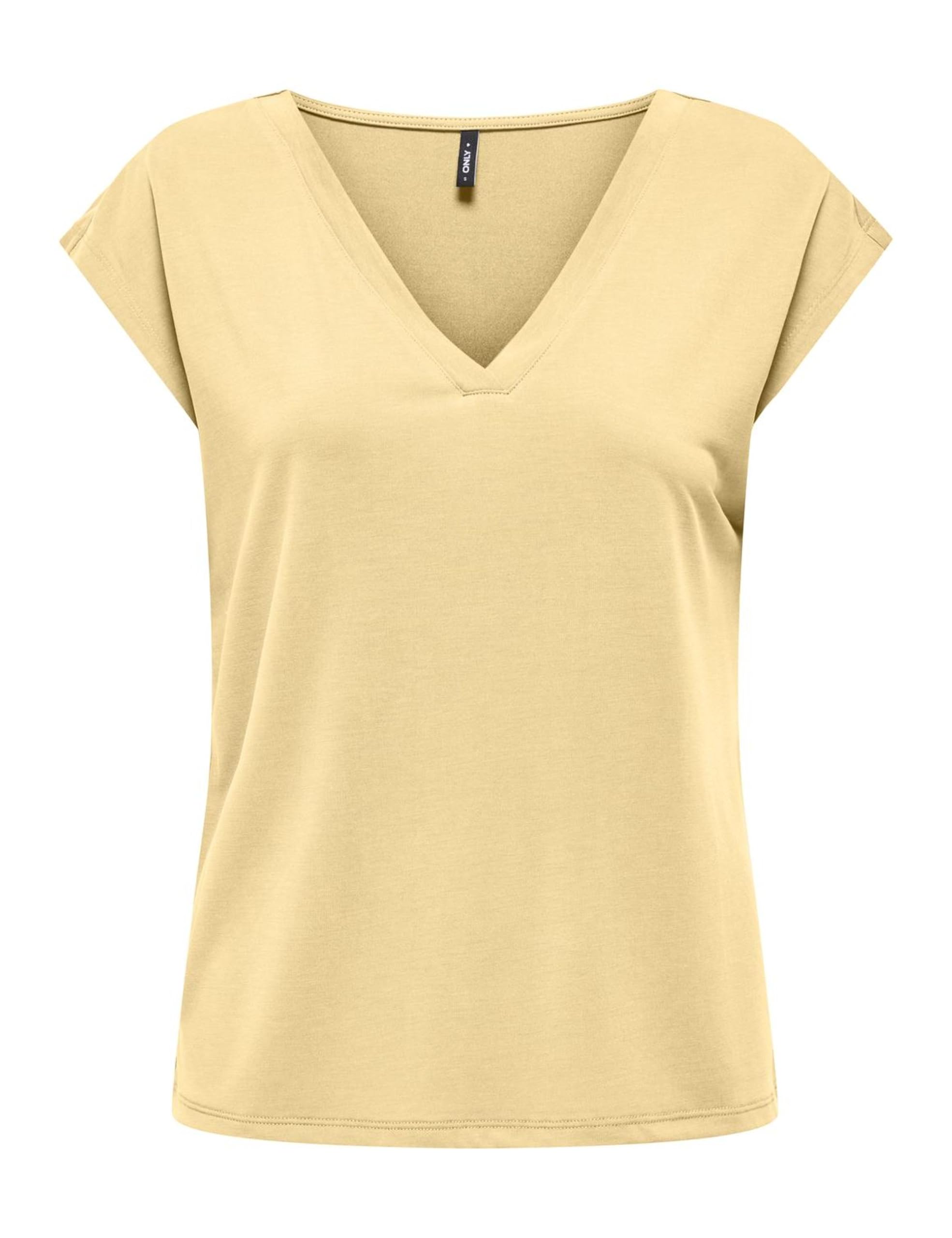 ONLY Onlfree Life S/S Mod.V-Neck Top JRS Noos
