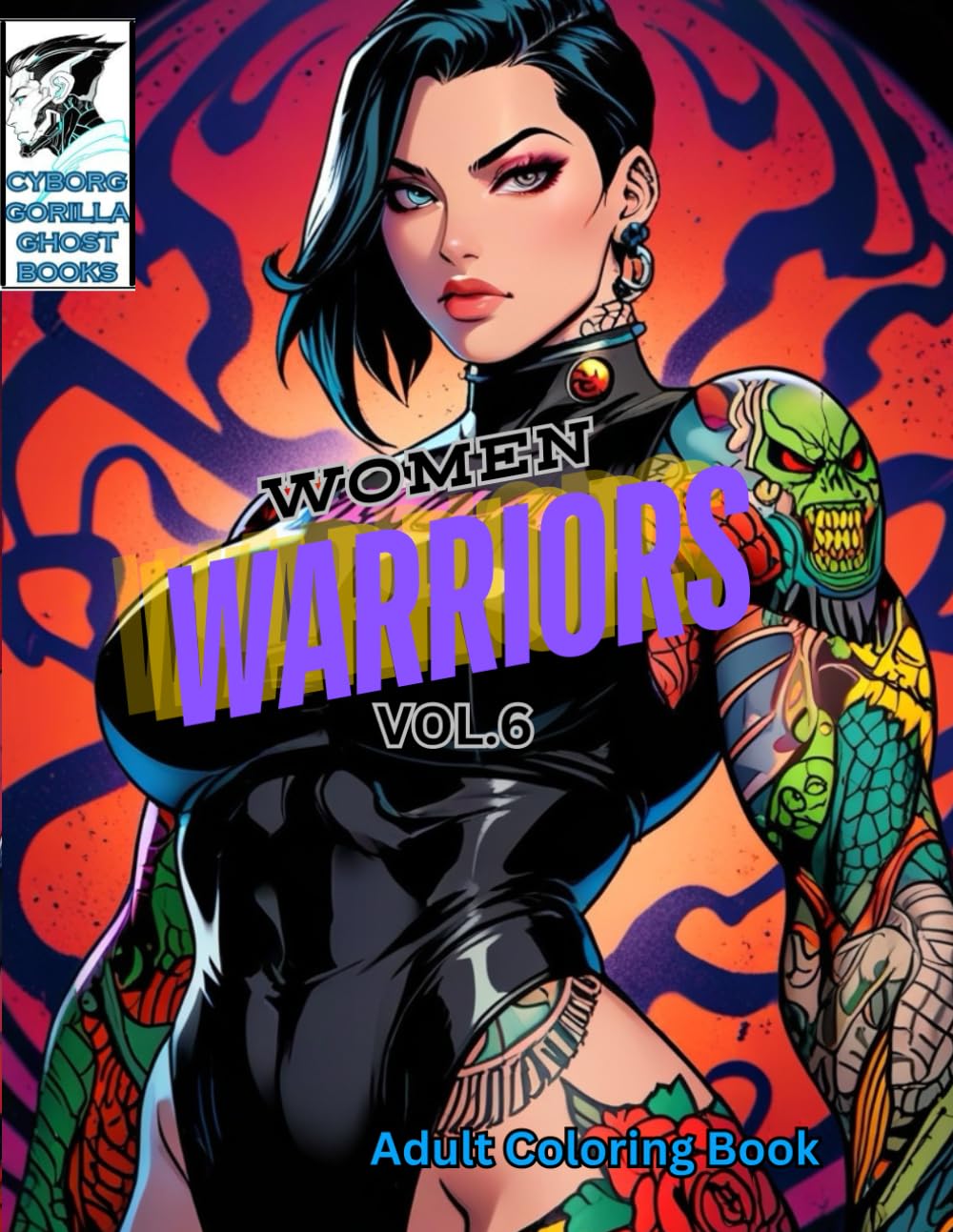 WOMEN WARRIORS VOL.6: ADULT COLORING BOOK