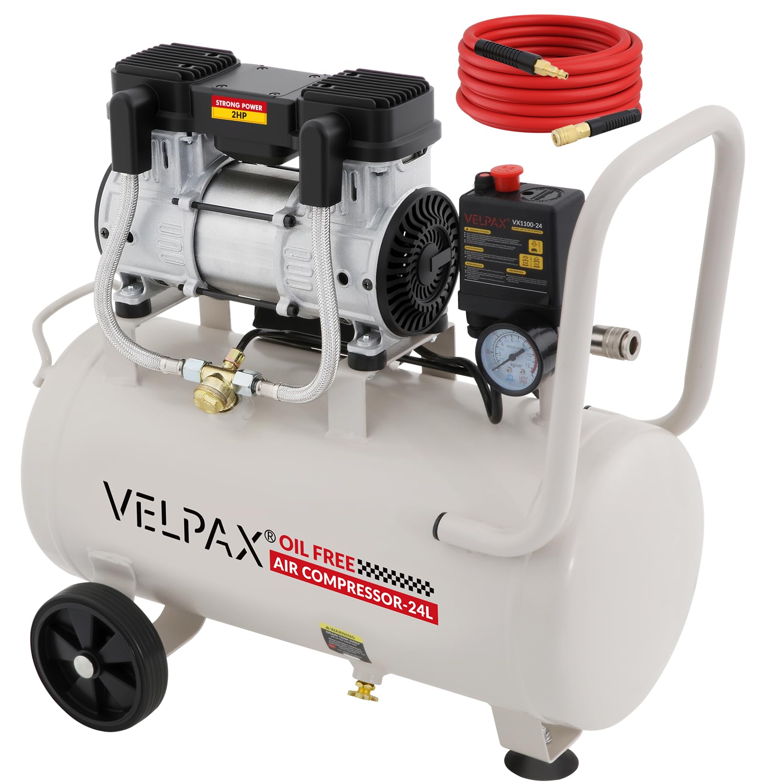 VELPAX 6.4 Gallon Ultra Quiet Air Compressor