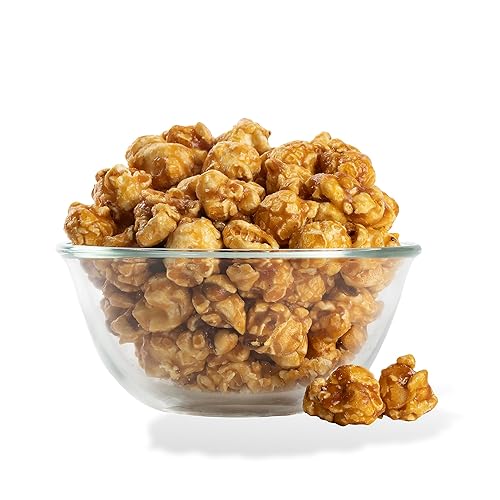 Miniatura 2 de Palomitas de maíz gourmet de caramelo con sal marina, 6 tazas en total, hechas desde cero, fabricadas en Estados Unidos y sin OMG, ideal como