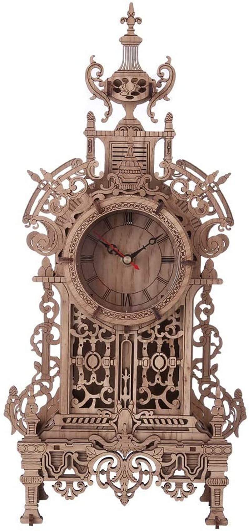 Kits de modèles d'horloge à faire soi-même en bois premium pour une décoration haut de gamme