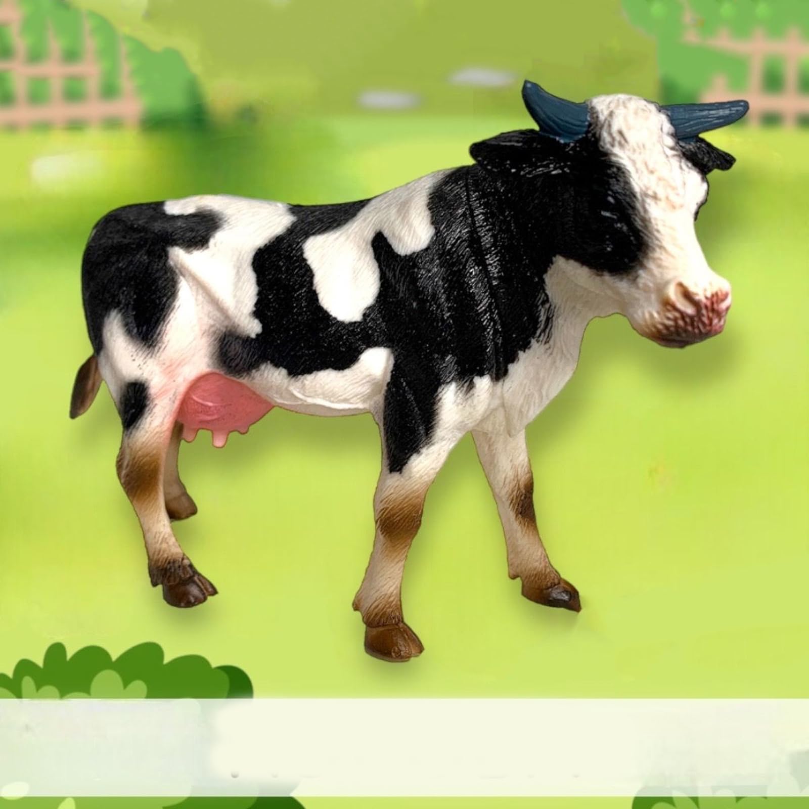 6 realistici Figure Animali da Fattoria Set Figurine plastica da Fattoria playset per Bambini Giochi educativi e Decorazioni per la casa Figurine Animali realistici