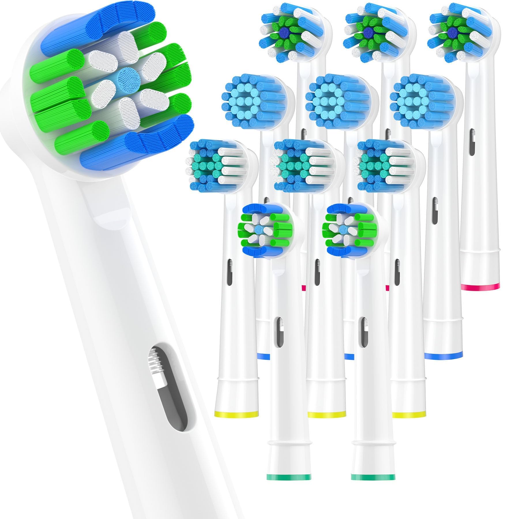 Replacement Toothbrush Heads Fits Oral B Braun for Precision Precision Clean PRO Sensitive Cross Clean Replacement Brush Heads