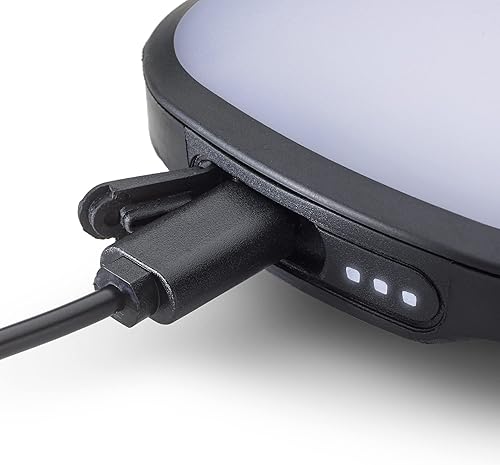 Miniatura 9 de AMPEX Luz de campamento recargable de 300 lúmenes luz blanca neutra con modo rojo - Interruptor de bloqueo - 200 horas de tiempo de funcionamiento