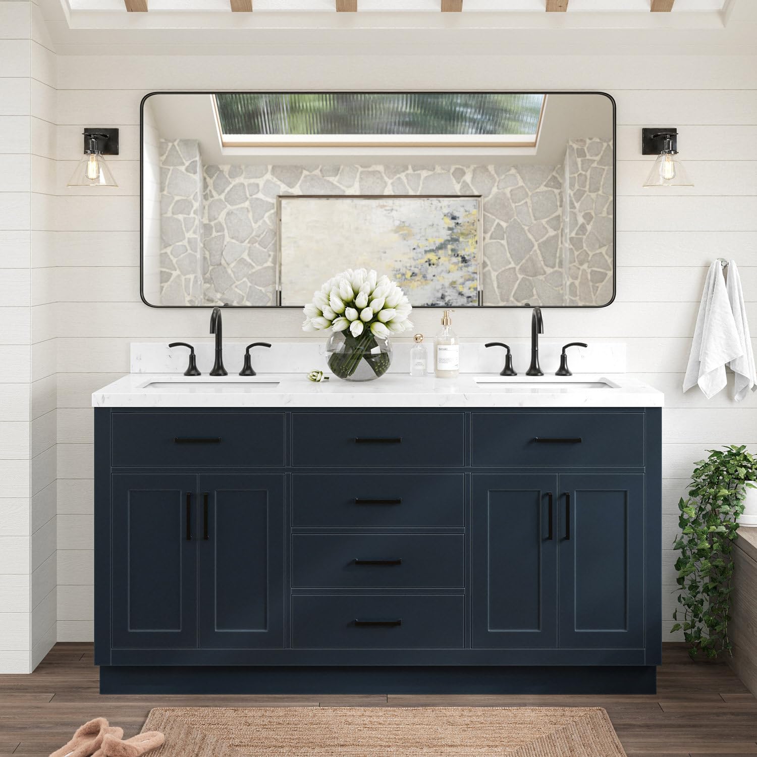 ARIEL Hepburn Midnight Blue 66 Vanity