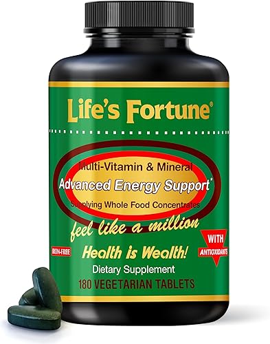Fortuna de la vida® Multivitamin & Minerales 180 Tabletas