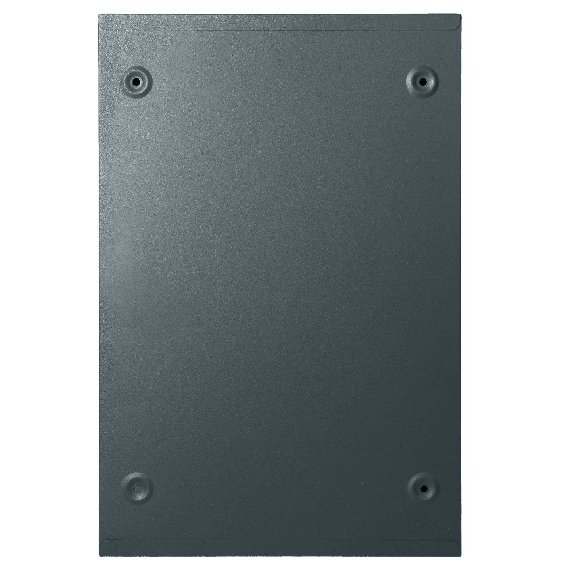 Boite aux Lettres avec Plaque Nom et Clé en Acier Galvanisé Format A5 (Anthracite)