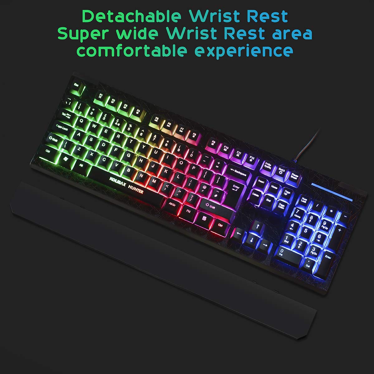 Buy Gaming Keyboard and Mouse Combo Colorful lights Rainbow LED Backlit