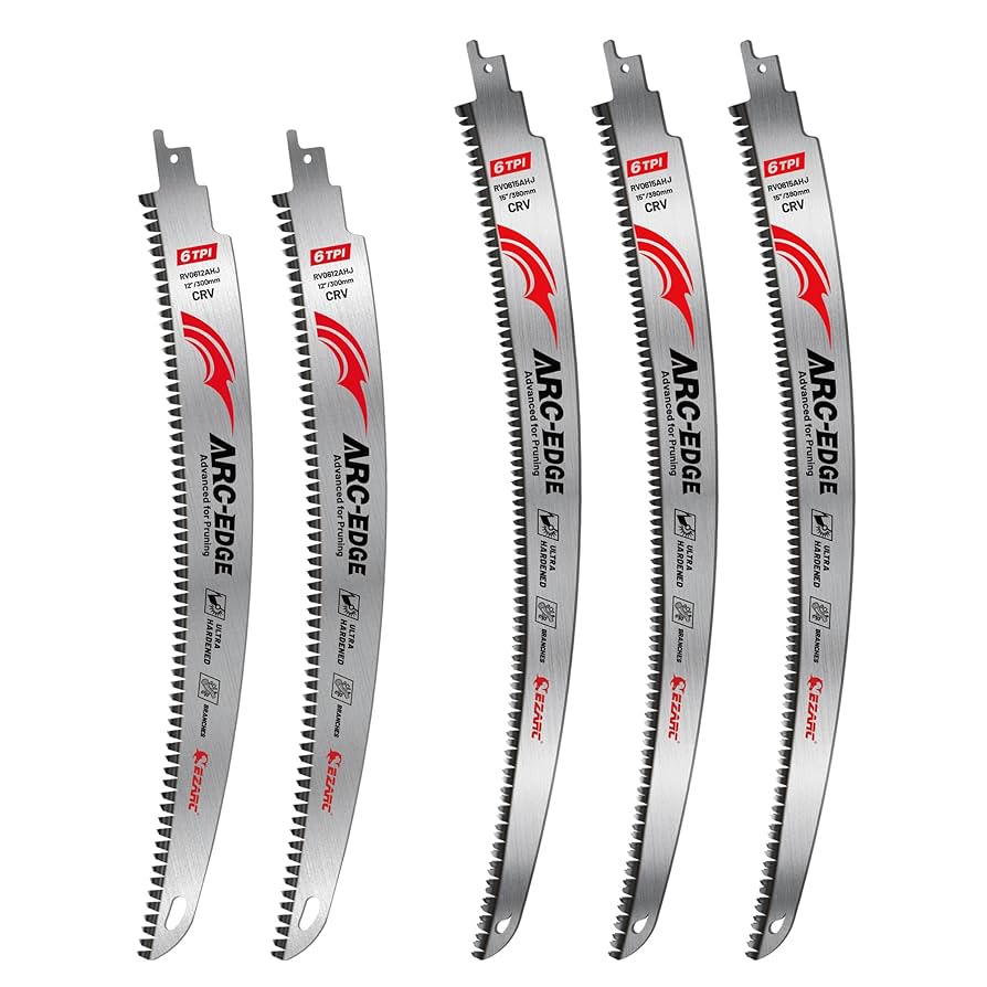 ✴arks✴ EZARC 5 Pieces Japanese Teeth Reciprocating Saw Blade Set