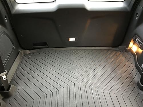 Miniatura 8 de Tapete de maletero para Ford Explorer 2011-2019  Tapetes resistentes a la intemperie para maletero de automóviles con borde elevado  Goma