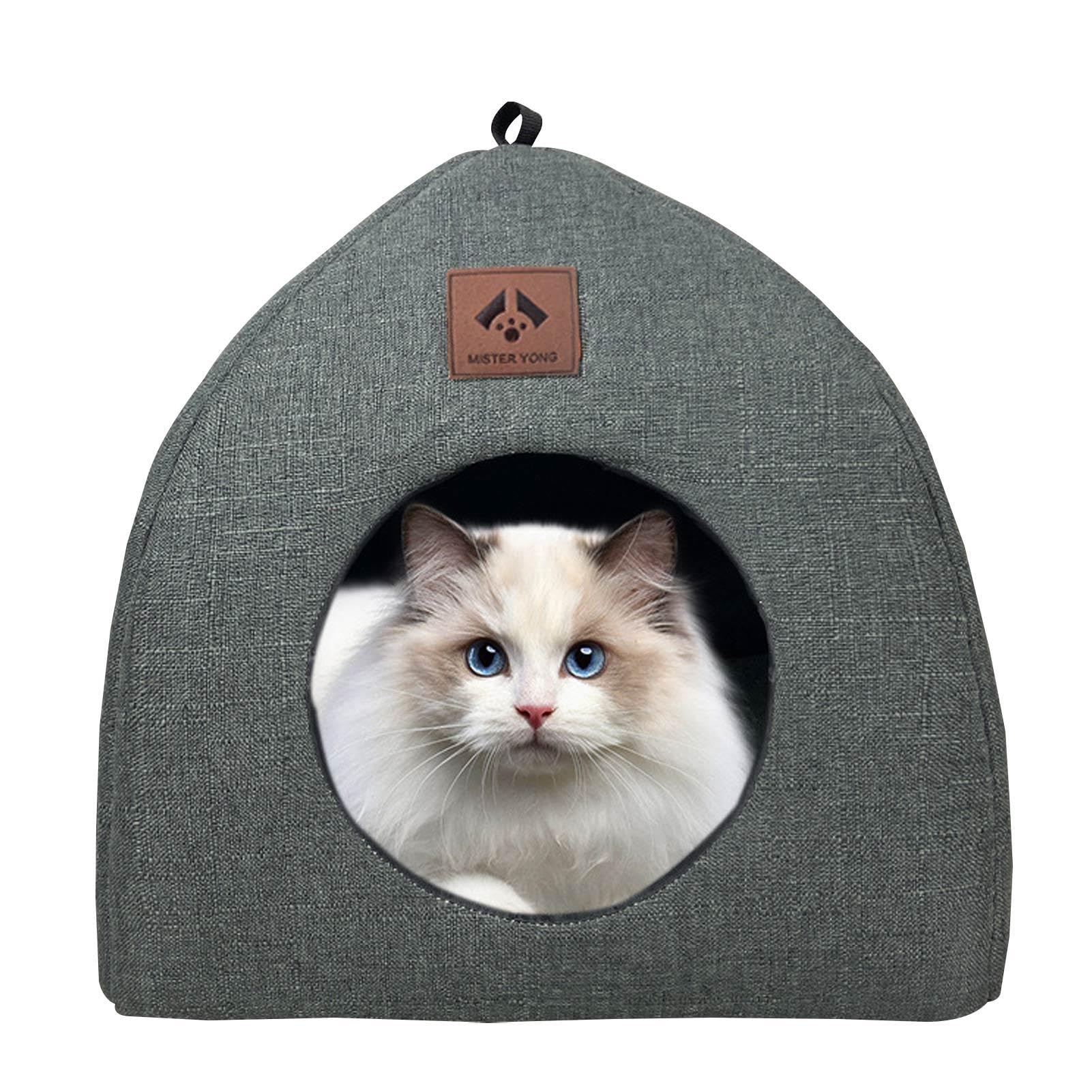 Lit pliable pour chat chats d'intérieur doux et maison chatons
