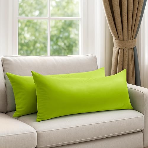 Vista 168 de Thmyo Paquete de 2 fundas de almohada cuadradas decorativas de algodón, fundas de almohada de sublimación en blanco, fundas de cojín blancas