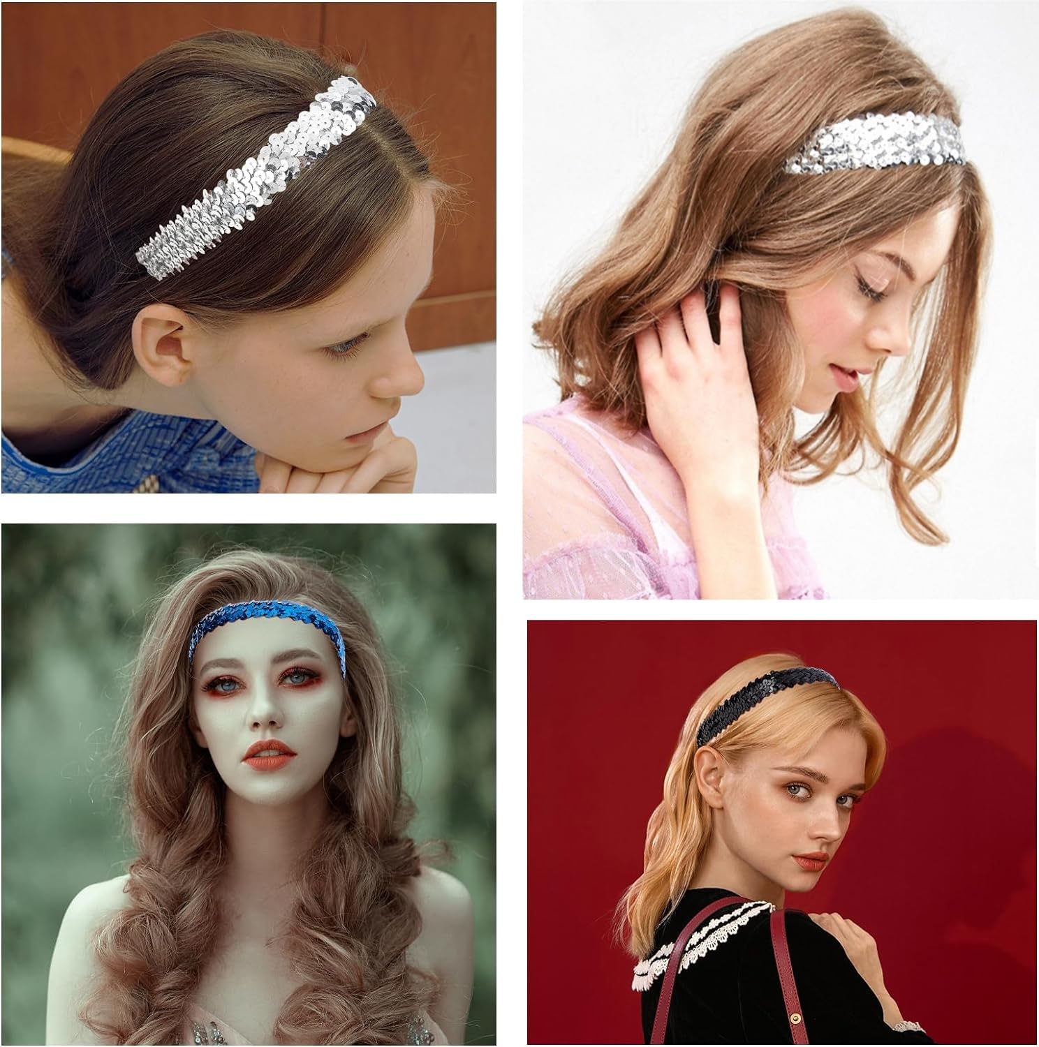 Fascia per capelli con pianeta Terra, copricapo personalizzato Royals, tiara con terra, terra e globo scintillanti - Italia