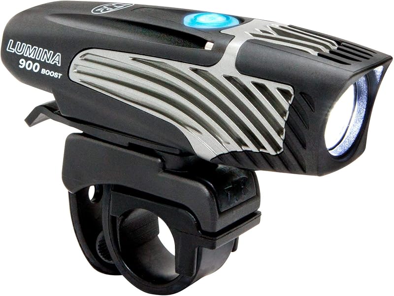 NiteRider Lumina 900 Boost USB Rechargeable MTB Road Commuter LED Bike Light Powerful Lumens Water Resistant Bicycle Headlight, LED Front Light Easy to Install Cycling Safety