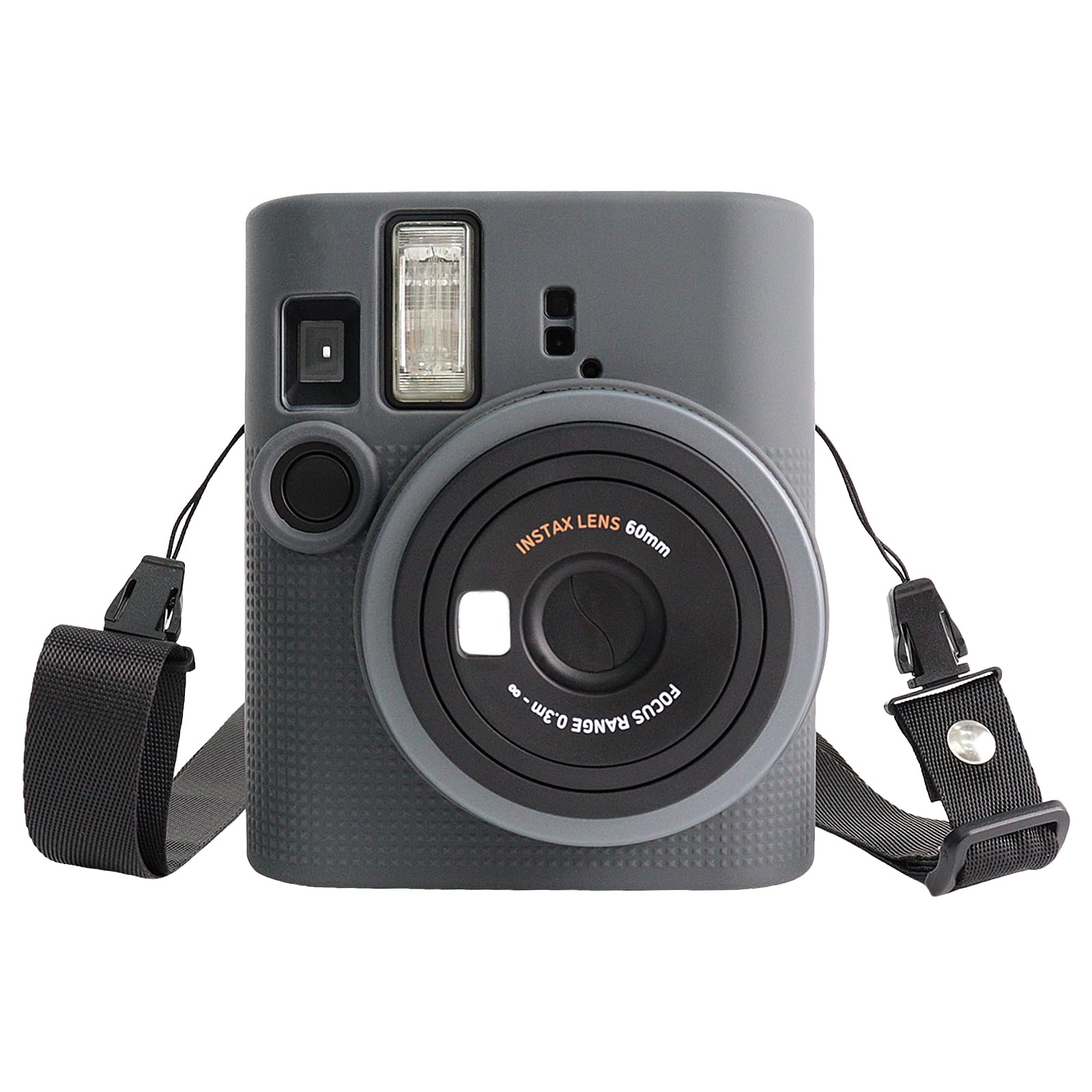 VOVMOEYA Custodia in silicone per Fujifilm Instax Mini 41, resistente all'usura, custodia protettiva morbida per fotocamera con tracolla per fotocamera
