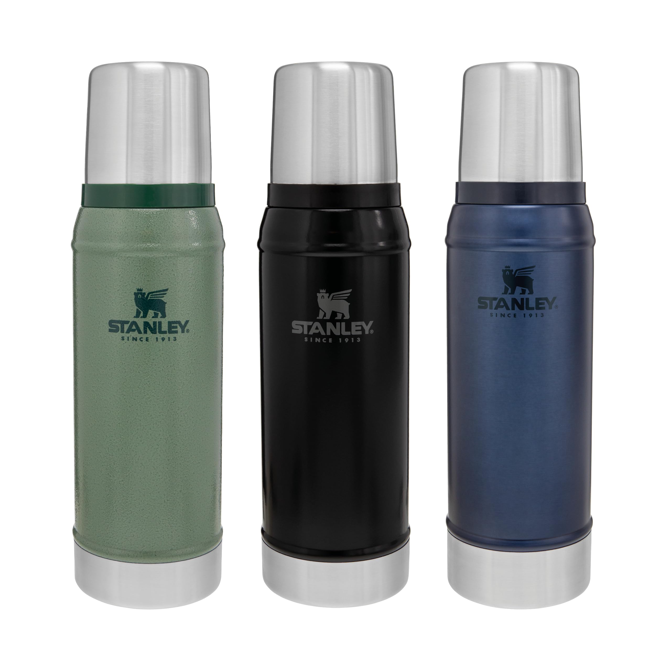 Stanley 1913 Classic Legendary Thermal Flask 0.75L - Keeps Hot Or Cold for 20 Hours - BPA-Free Insulated Bottle - Stainless Steel Coffee Flask - Leakproof - Dishwasher Safe - Green — view 9