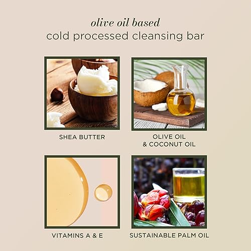 Miniatura 5 de Paquete de 4 jabones de aceite de oliva, hecho a mano, vegano, orgánico, a base de plantas, jabón en barra, jabón de manos, jabón corporal, jabón de