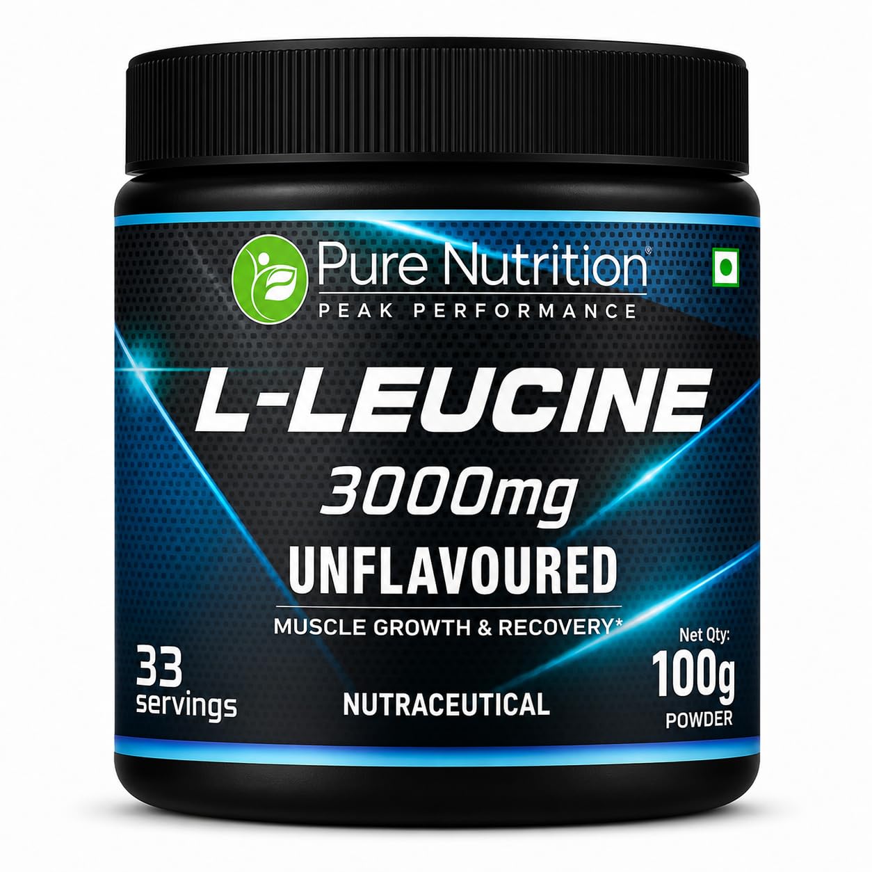 Pure Nutrition Peak Performance L-Leucine Powder – 3000mg per Serving, 100g (33 Servings) | 100% Pure & Unflavoured | Boosts Muscle Growth, Recovery & Stamina | Pre-Workout for Men & Women-image-22
