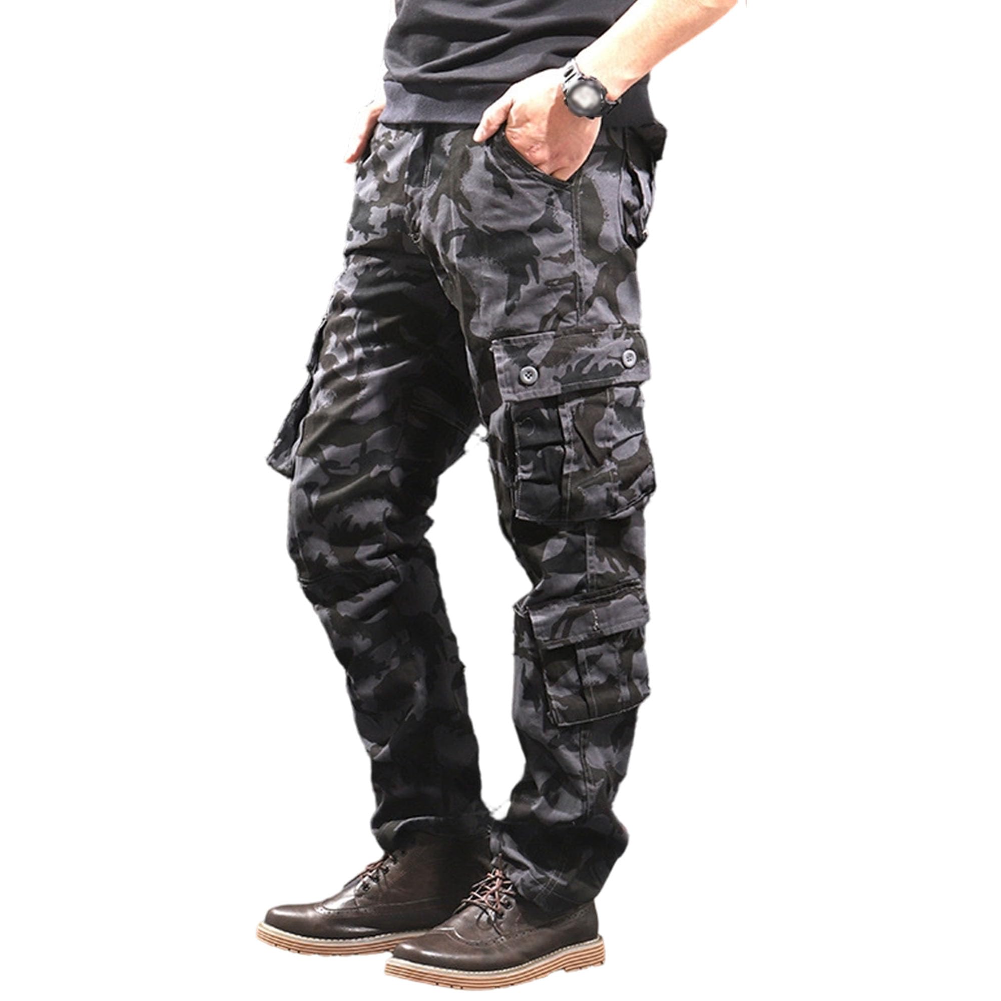 Cargohose für Herren, Camouflage, leicht, taktische Hose