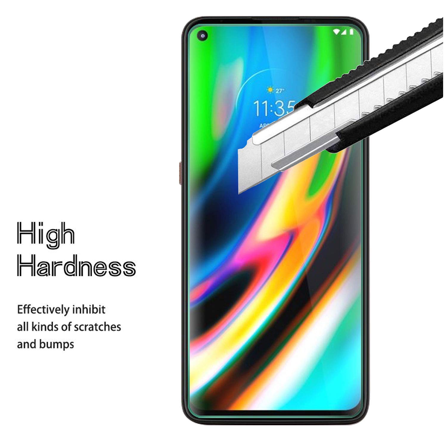 Vetro temperato a copertura totale per Motorola G9 Protezione