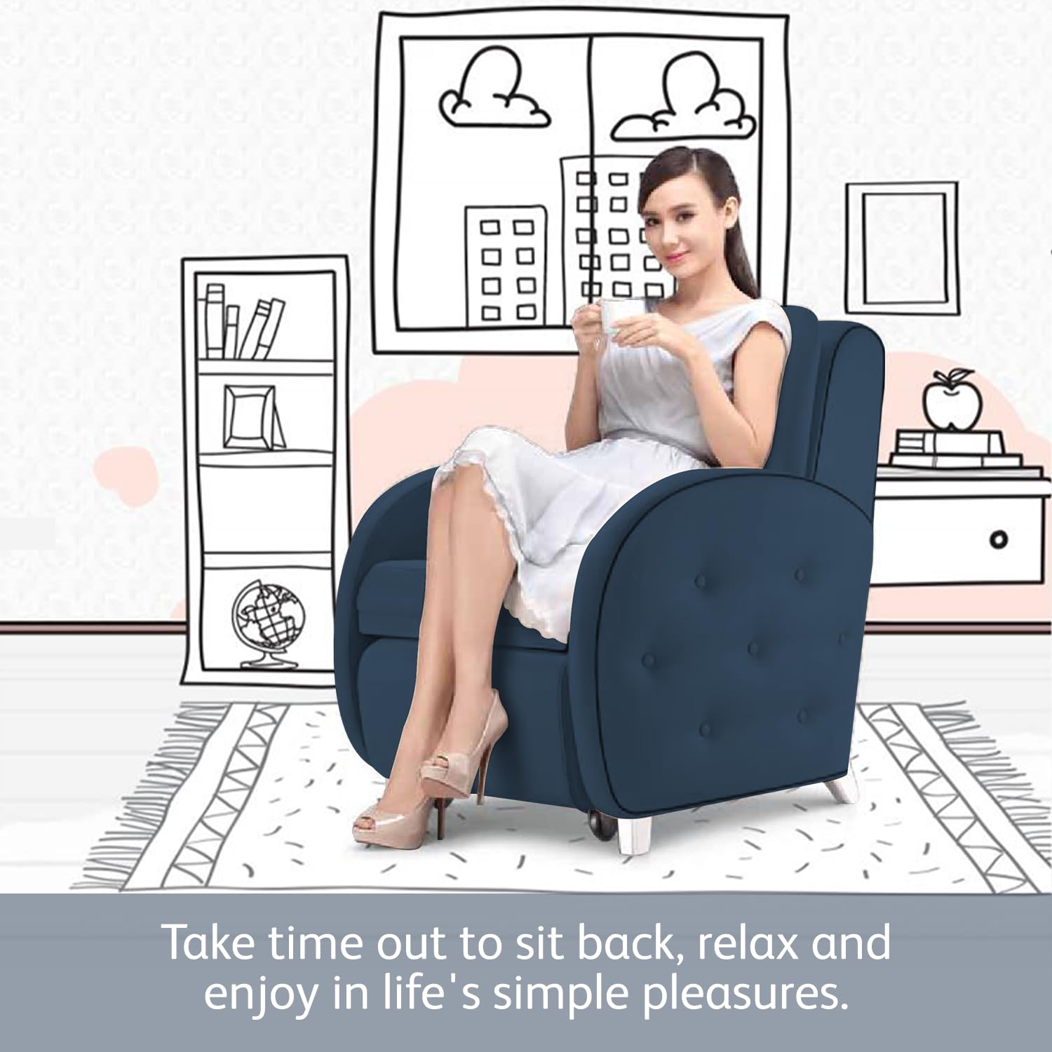 Osim uDiva Full Body Sofa Massager with 3D Power-Ball Massage | 6 Professional Designed Massage Programs | Convertible footrest | Dynamic 3D Massage | Transform to Lounger- 1 Year Warranty Osim uDiva Full Body Sofa Massager with 3D Power-Ball Massage | 6 Professional Designed Massage Programs | Convertible footrest | Dynamic 3D Massage | Transform to Lounger- 1 Year Warranty