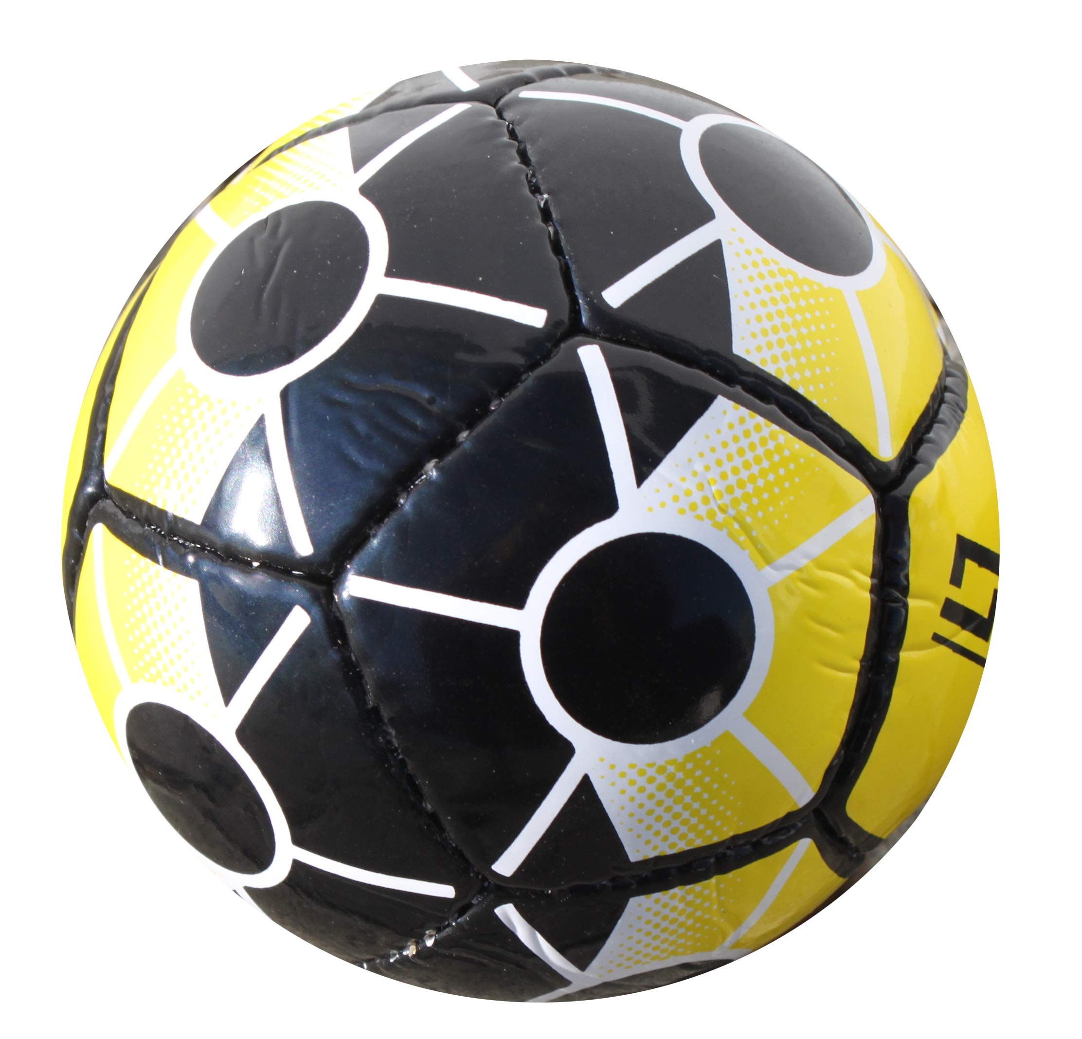 Lisaro Mini-Ball, Fan_Ball, Minifußball, Werbeball versch. Designs/Mini-Ball/Ballpaket 20 Minifussbälle 12 Teilig und Umfang Ca.36cm, Mini Ball neon Footballs - Minifußball-mini Football