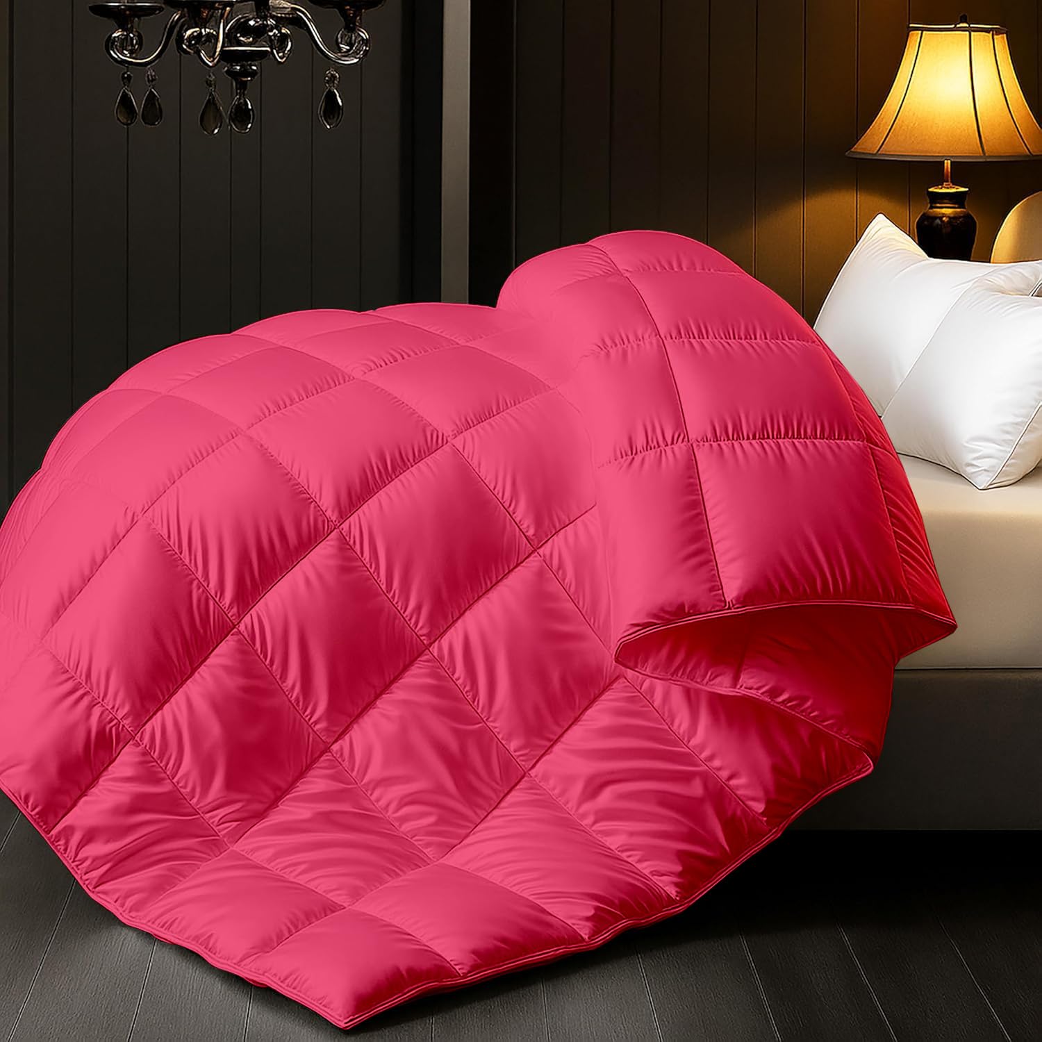 Premium Ultra-Soft Satin Comforter 1 piece 400 GSM Designed for Luxurious Comfort, Smooth Finish, Lightweight Warmth, Elegant Style, Perfect for Modern bedrooms