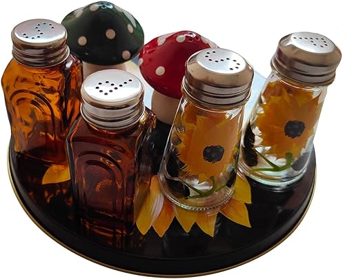 Miniatura 5 de Juego de 2 saleros y pimenteros divertidos de cerámica