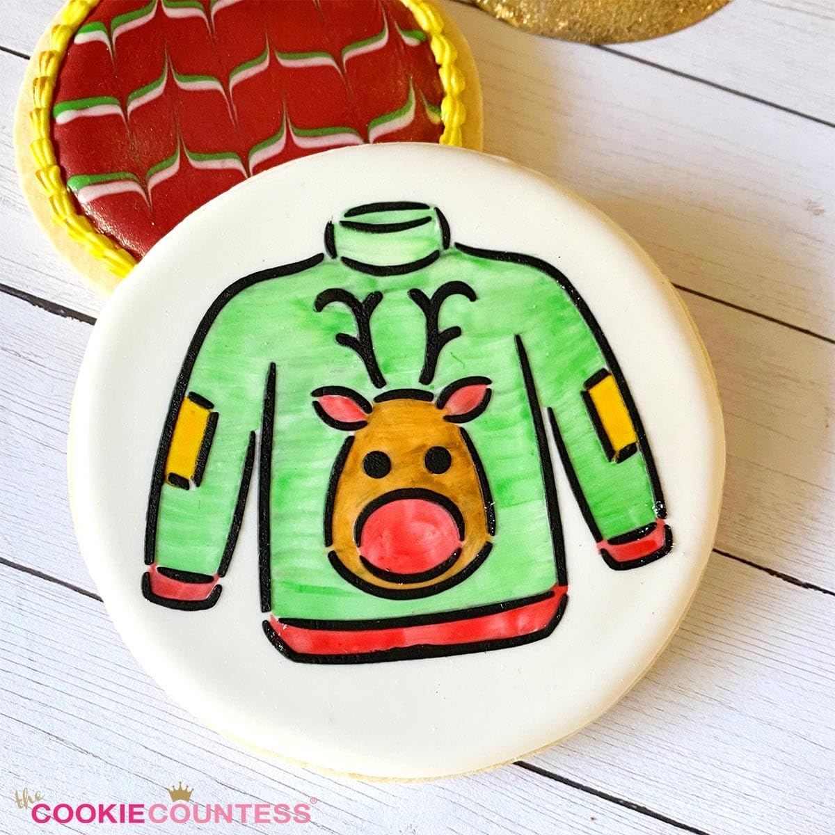 The Cookie Countess PYO Edible Paint Palettes 36 Pouch - Christmas