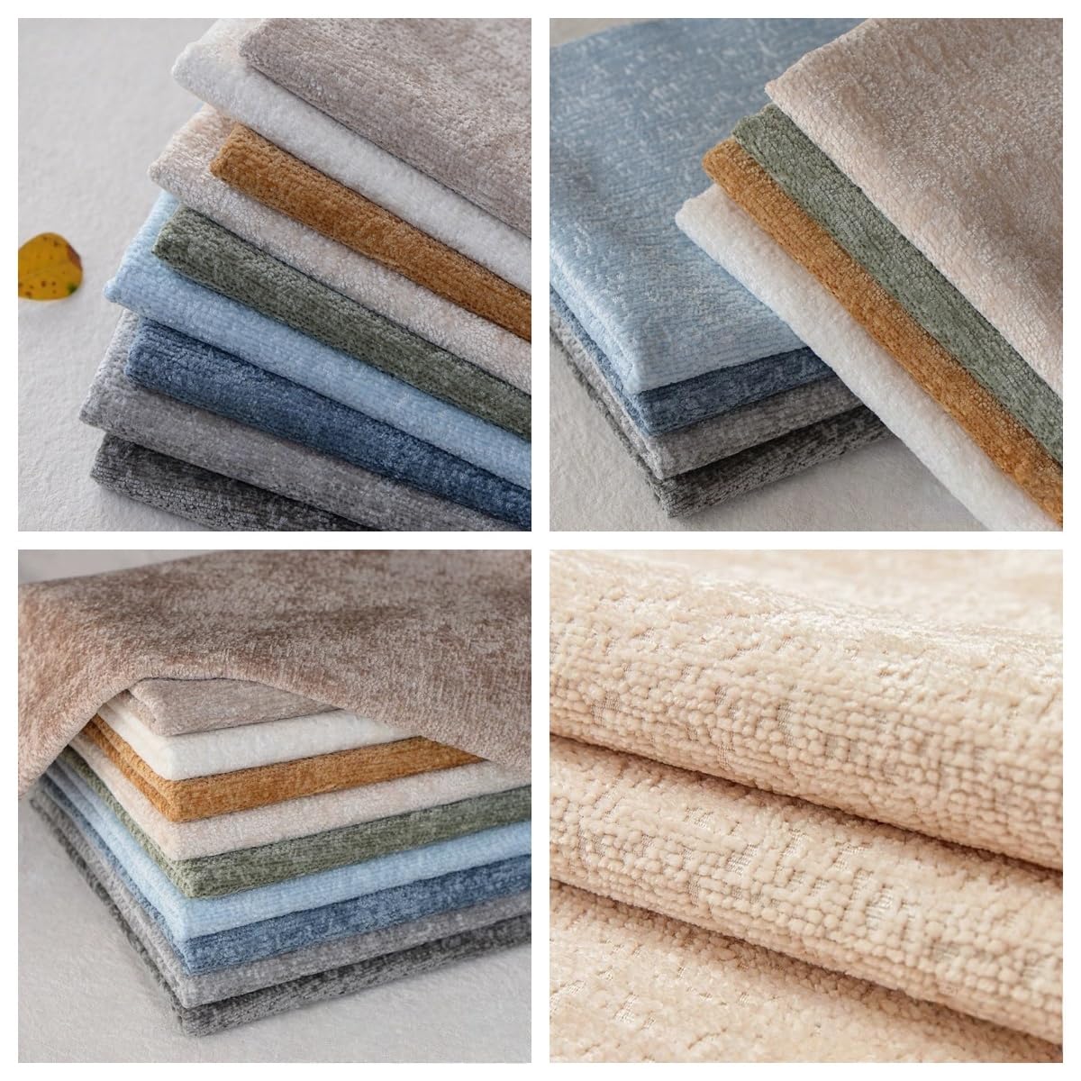 Tela de tapicería de chenilla, tela para muebles, por metros, tela de tapicería de un solo color, telas para coser, telas de forro polar, telas para acolchar, tela de costura, para sofás
