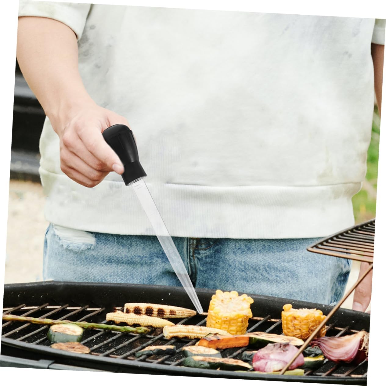 Ciieeo 2pcs Meat Baster and Marinade Injector Sturdy Cooking Injector for Thanksgiving and Barbecue Precise Oil Dispensing Tool for Juicy Turkey and Poultry