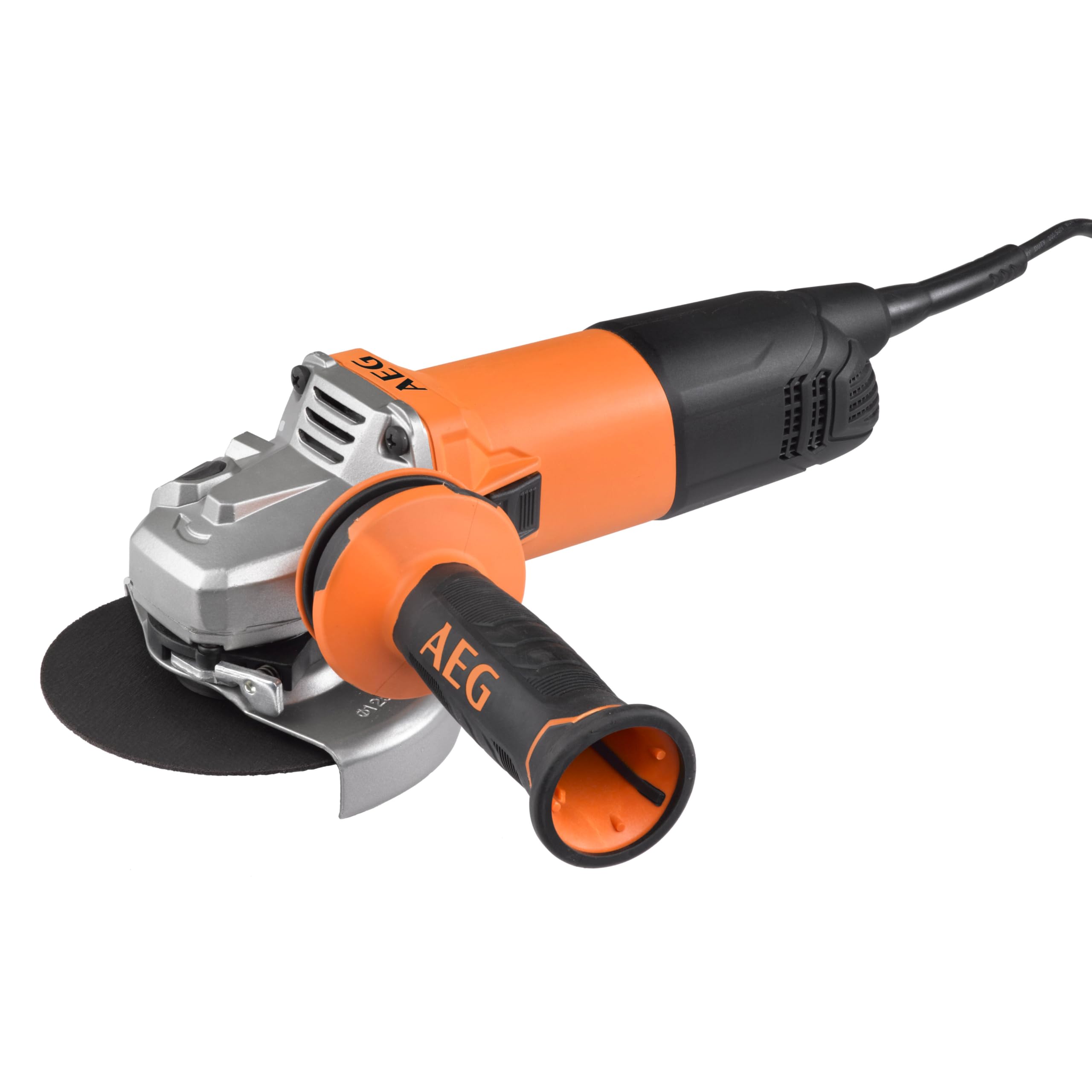 AEG WS 12-125 S Meuleuse d’angle Ø125 mm – 1200 W, 11 500 tr/min, LLO, tête plate métal, poignée AVS – Métal & travaux intensifs