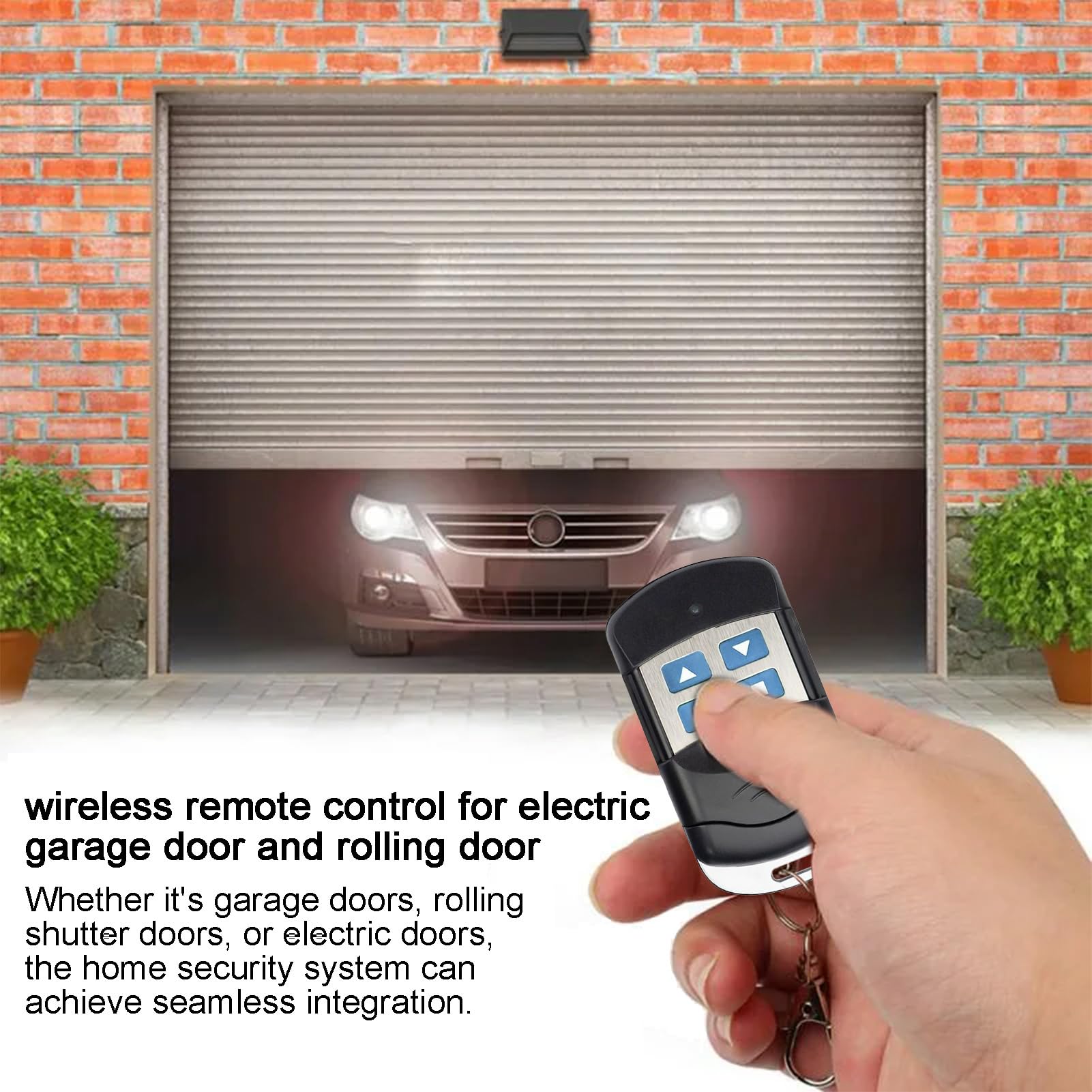 Télécommande pour ouvre-Porte de Garage - Décapsuleur sans Fil - Clicker de 315/ MHz, contrôle pour ouvre-Porte,