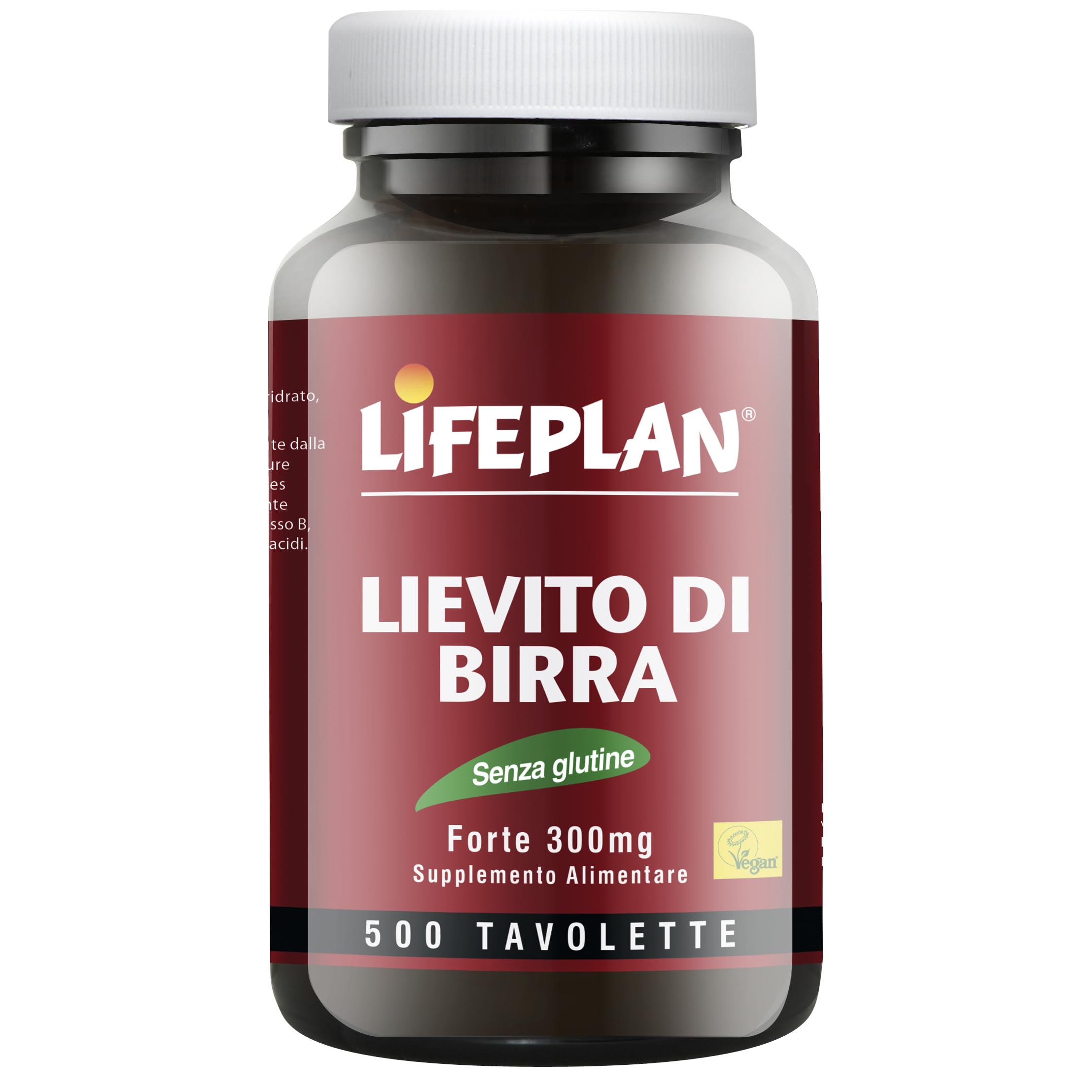 Lievito di Birra Compresse, Integratore Unghie Pelle e Capelli con Niacina, Tiamina e Riboflavina. Supporto Energetico E Metabolico. Integratore Pelle Lievito di Birra Senza Glutine (500 Tavolette)