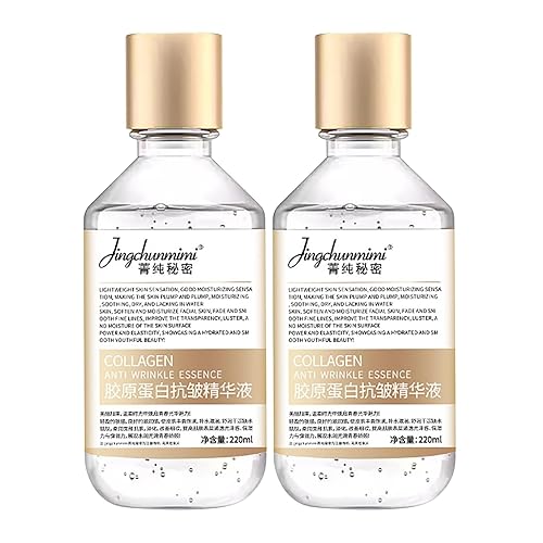 Esencia antiarrugas de colágeno, suero de colágeno antienvejecimiento para la cara, reduce las líneas finas y arrugas, piel regordeta, suero facial