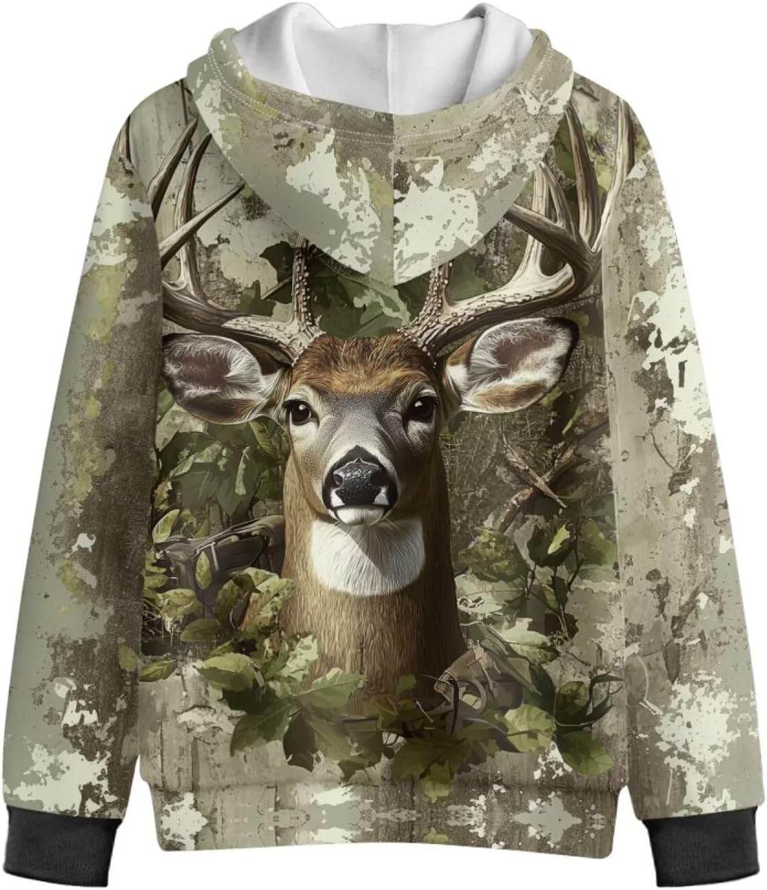 WELLFLYHOM Zip Up Boys Sweatshirt Graphic 6-16 Long Sleeve Fleece Lining Hoodie Kangaroo Pocket Full Zip Kids Sweater - Image 5