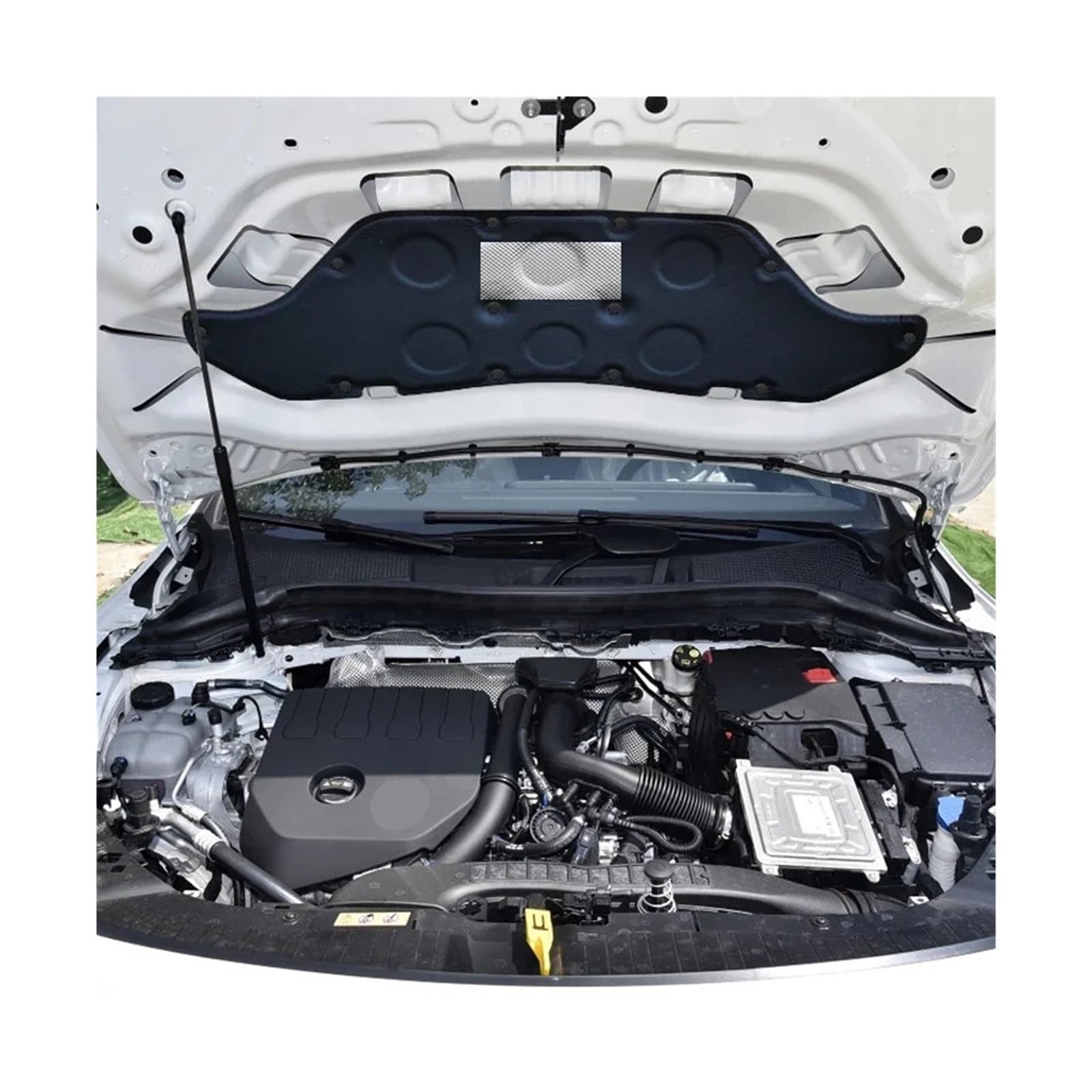 Dlkaddkgf A 1Pcs Car Heat Sound Insulation Cotton Pad Front Hood Engine Insulation Mat Cover Noise Deadener Compatible For Benz Gla H247 2020-2022