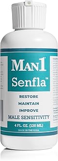 Man1 Senfla: Restore Penile Sensation. Formulated for Men Who Have Experienced Diminished Sensitivity. Enhance and Maintain Intimate Feeling and Bring Back The Spark in Your Life