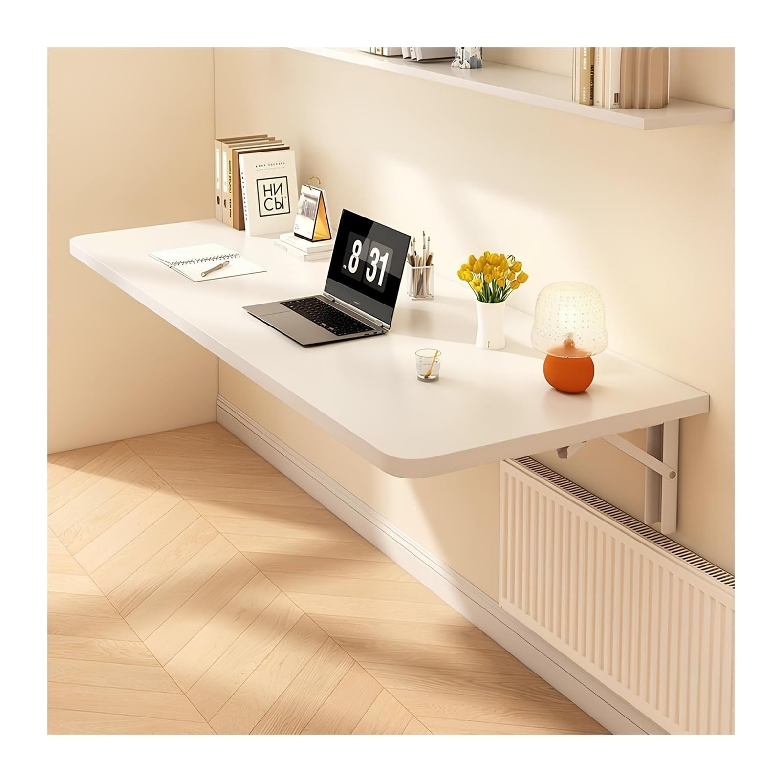 Mesa Plegable de Pared, Escritorio Ahorra Espacio, multifunción