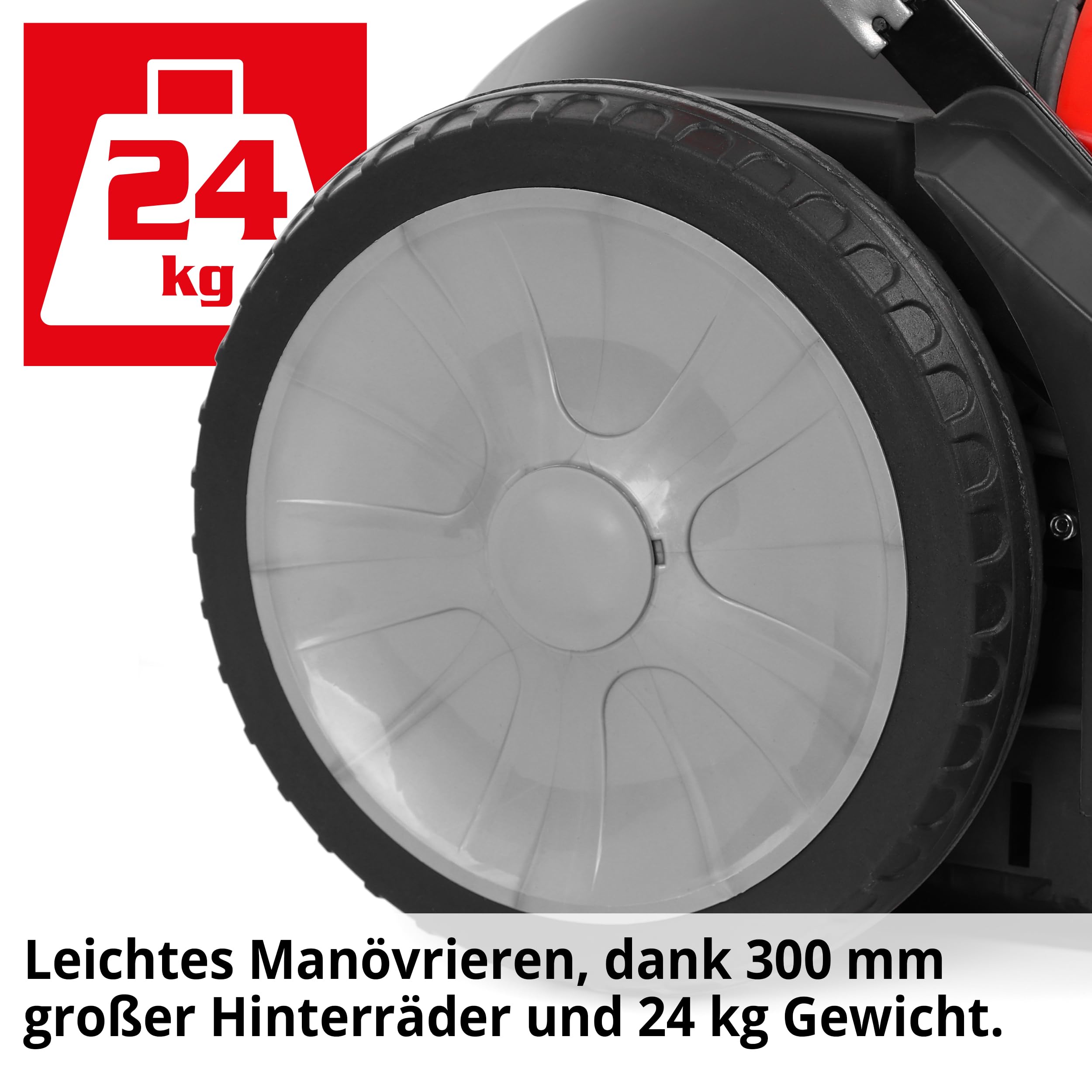 HECHT Kehrmaschine – 105 cm Arbeitsbreite – 350 mm Bürsten – 48 l Auffangbehälter – Kehrmaschine manuell – für große außen Flächen zum Laub, Schmutz & Kies beseitigen