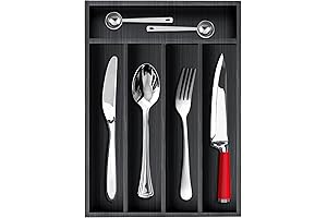 Ayiaren Narrow Silverware Organizer for Utensils & Flatware