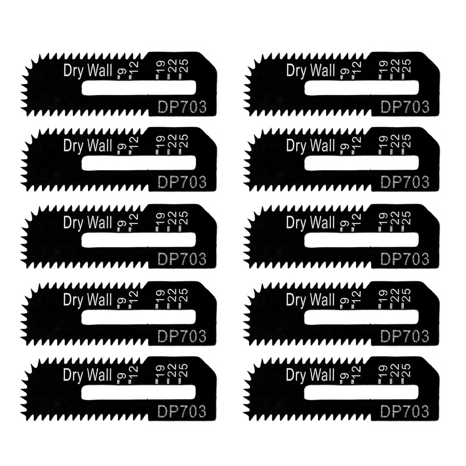 10Pack-Drywall Cut-Out Saw Blades for Makita Cut-Out Saw