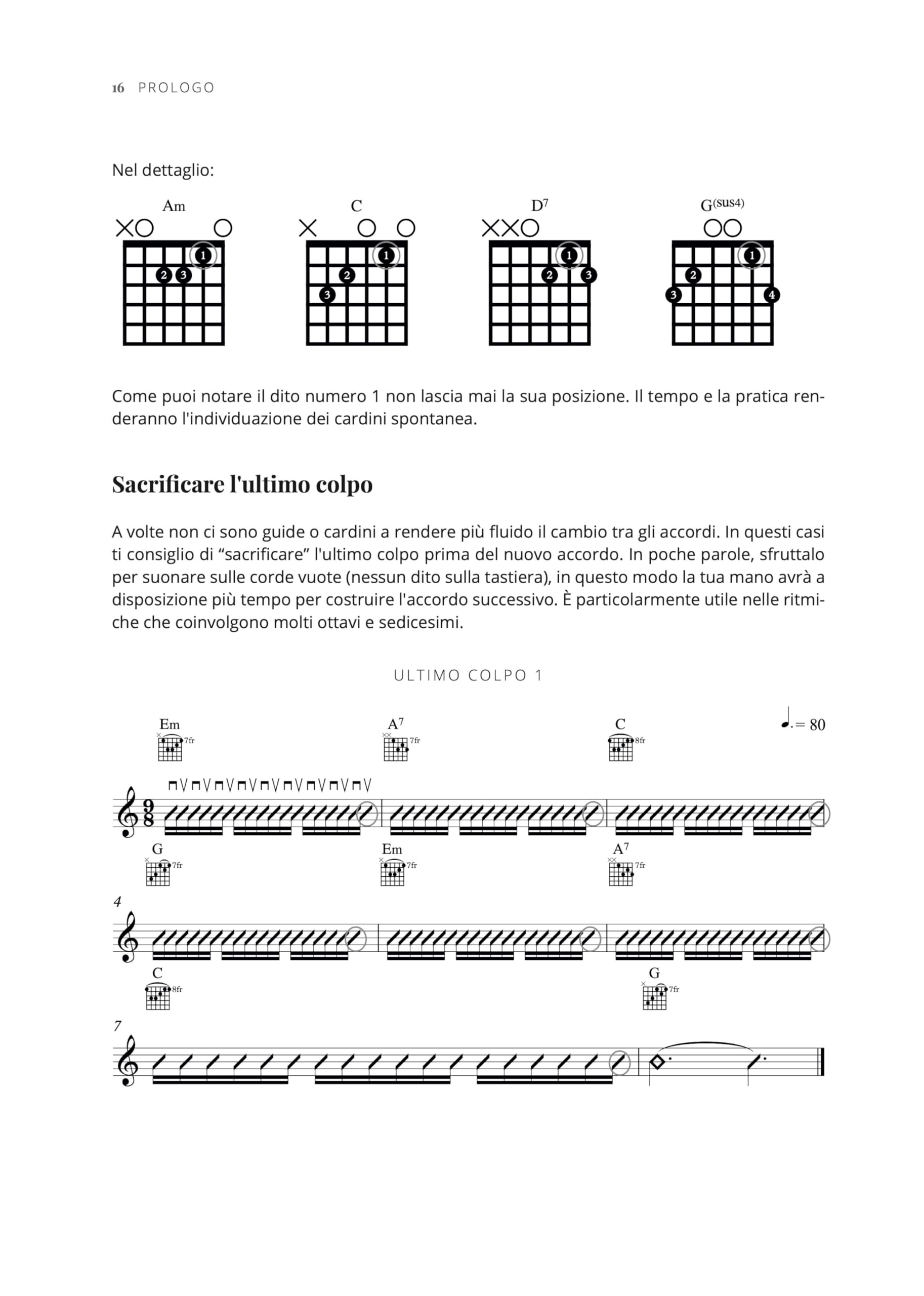 Accompagnare con la chitarra: Chitarra Ritmica, Chitarra accompagnamento